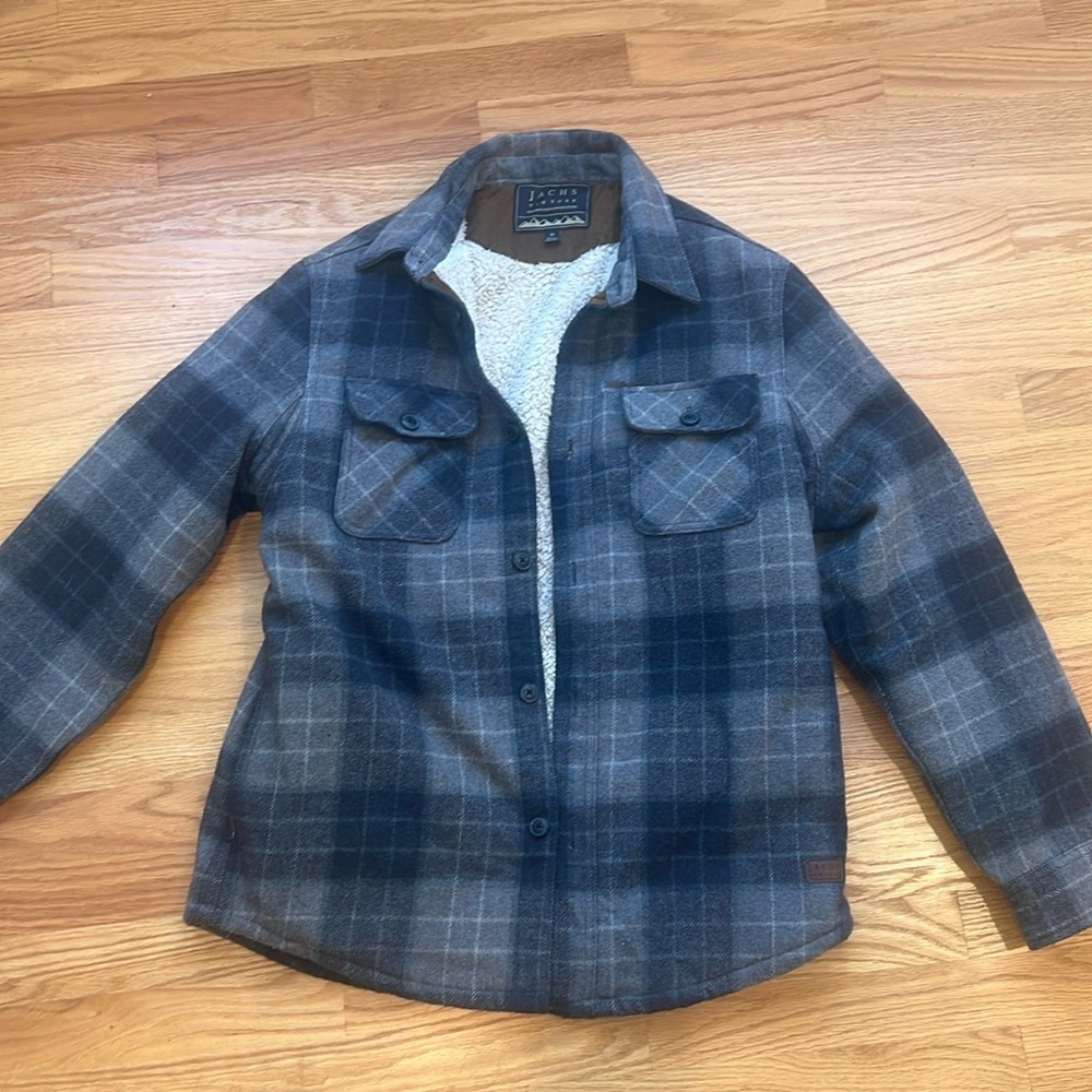 Jachs New York Plaid Flannel Jacket